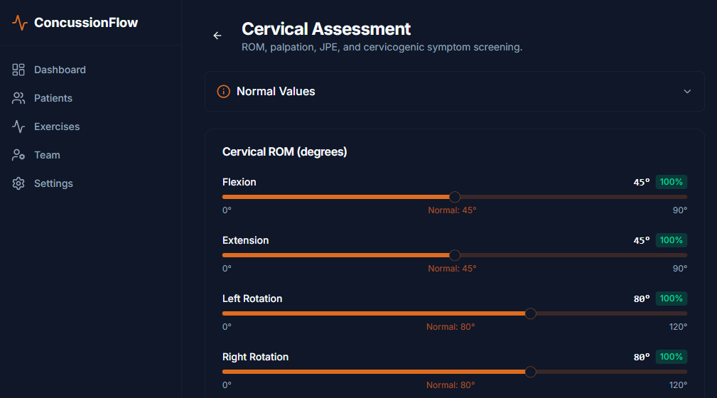 Cervical assessment
