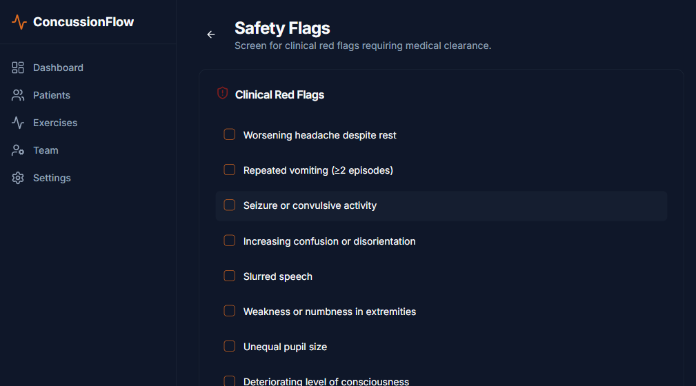Safety interlock red-flag system